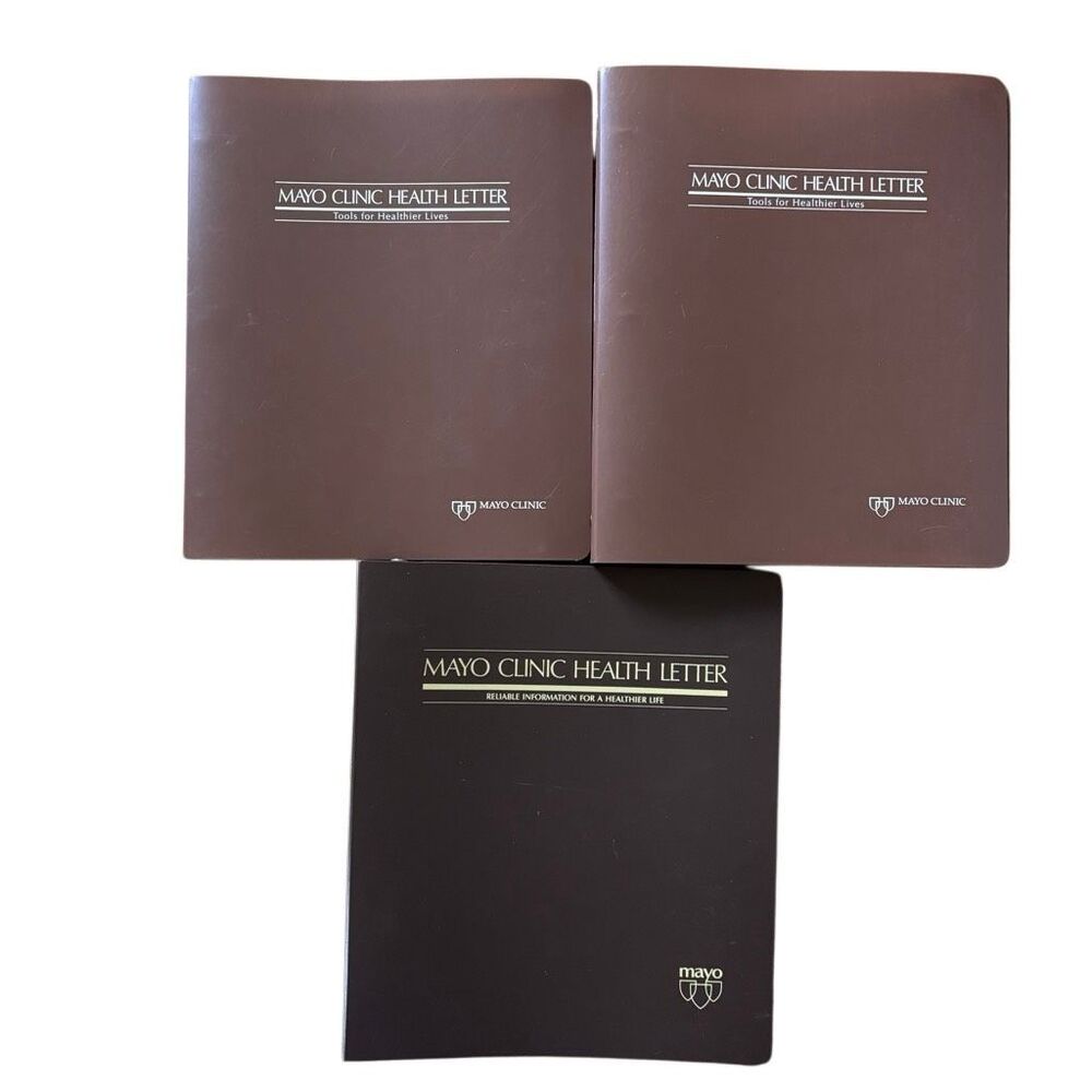 3 Mayo Clinic Binders Of Health Letters And Special Reports From 2008-2018
